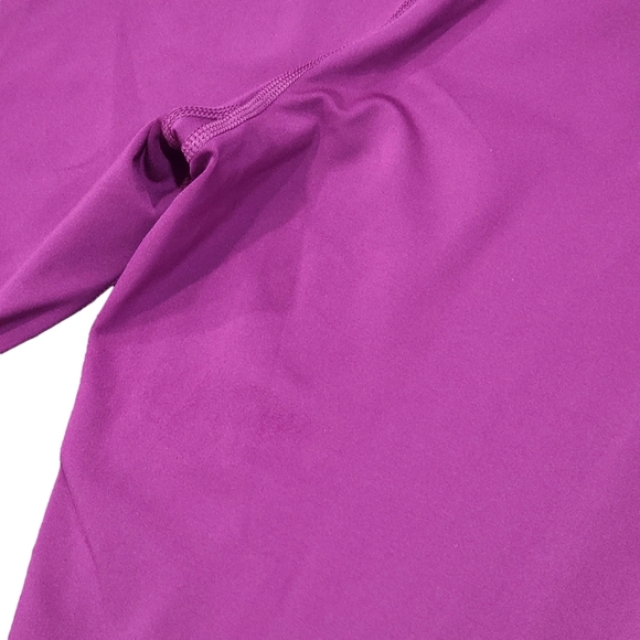 Lucy Woman Up Bright Purple Athletic Capri Leggings Size Medium - Picture 12 of 15